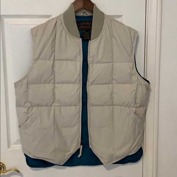 eddie bauer down vest mens